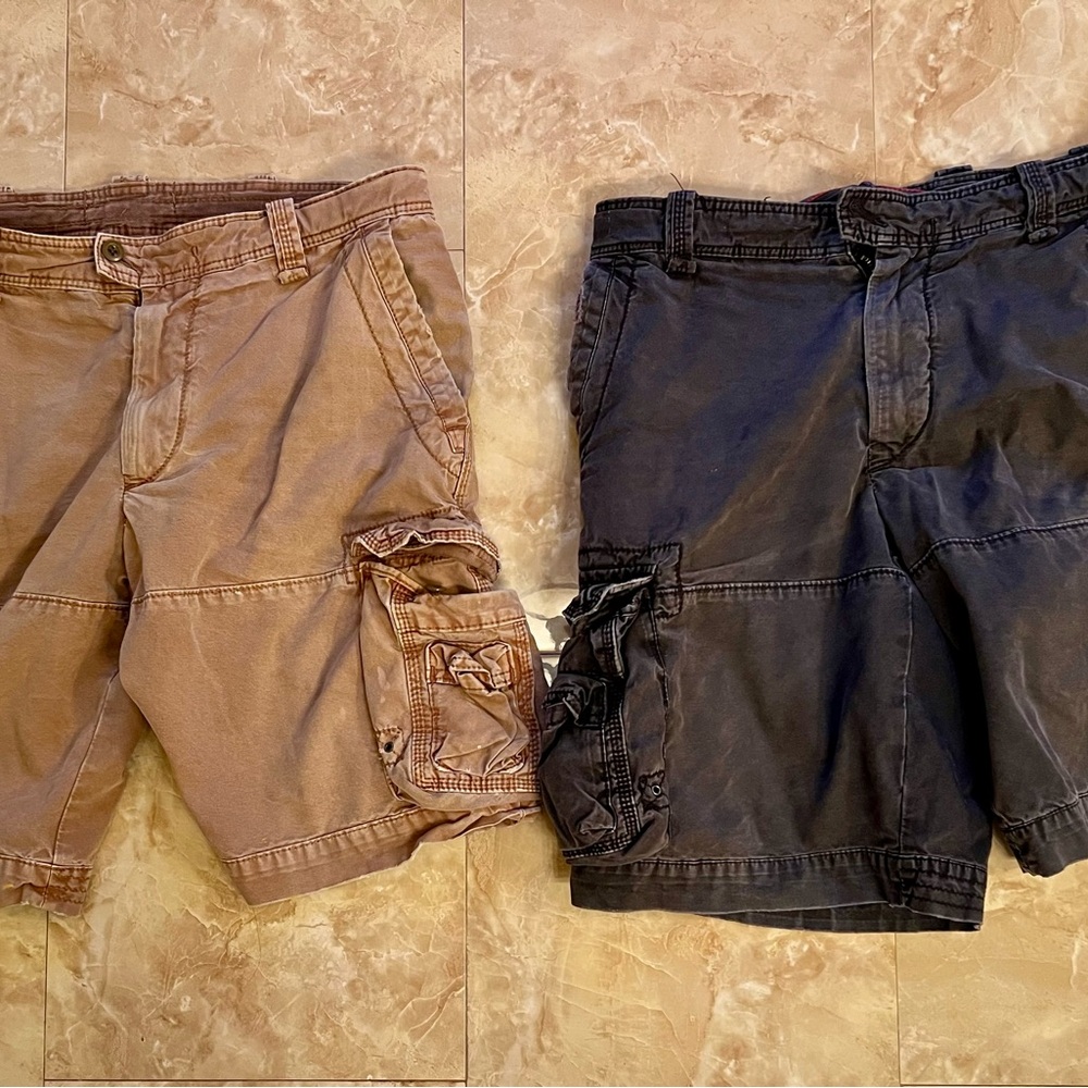 (2) POLO Ralph Lauren Cargo Shorts Mens 34